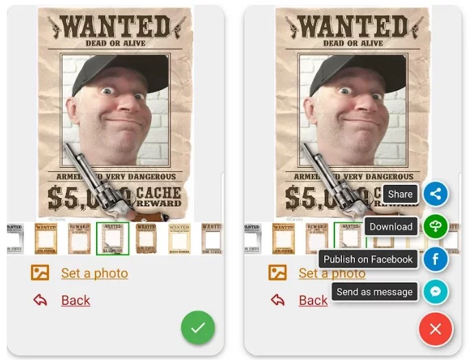 Wanted Poster Photo Editor