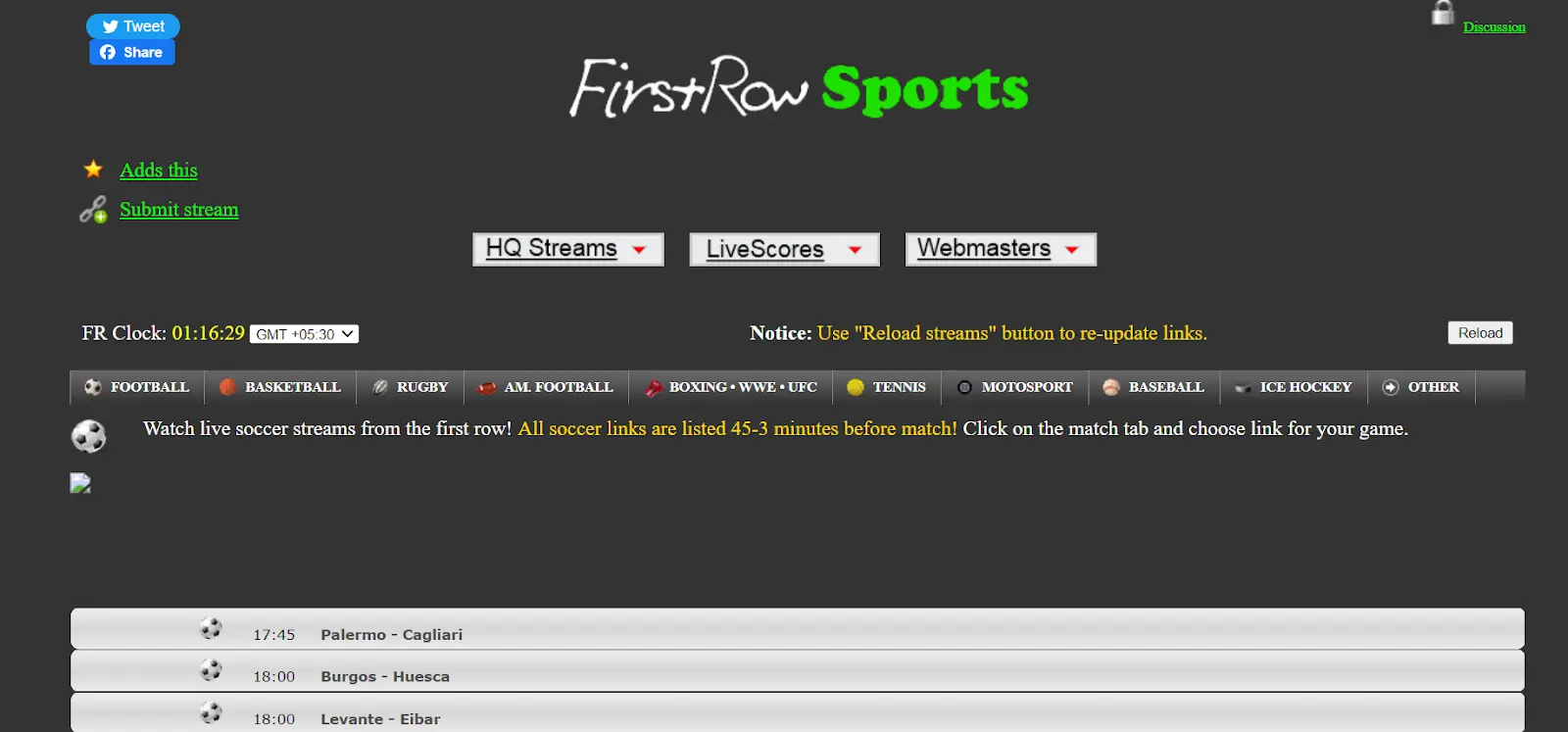 FirstRowSports - Best MLB66 Alternatives To Watch Free MLB Streams